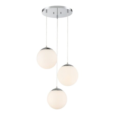 Designers Fountain Kelvin 3 Light Pendant 95230-CH